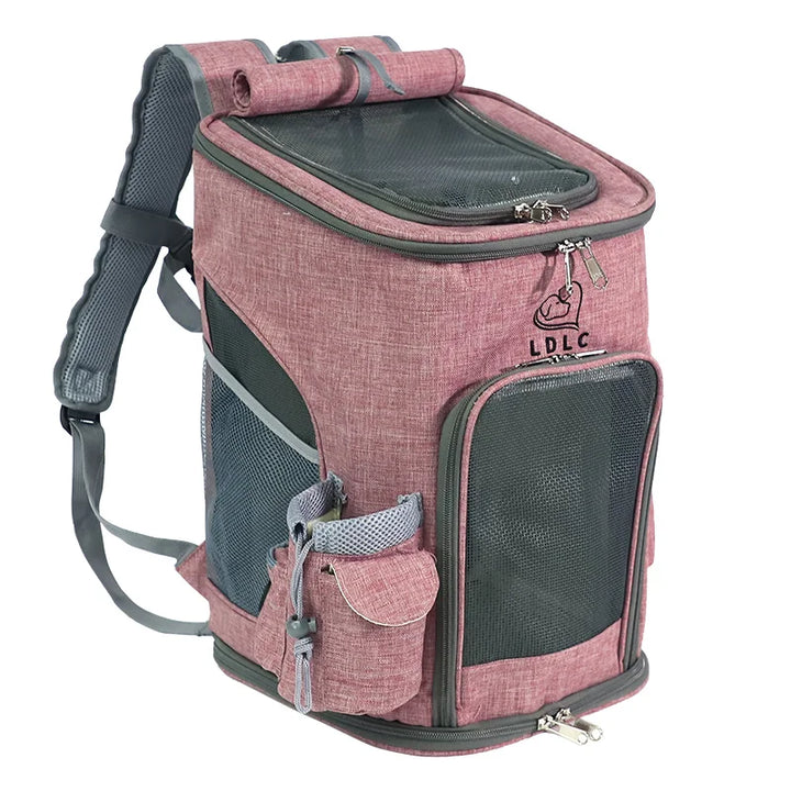 Sac à dos de transport pour animaux de compagnie, sac à bandoulière respirant pour voyage en plein air pour petits chiens et chats, emballage Portable, transport de fournitures pour animaux de compagnie