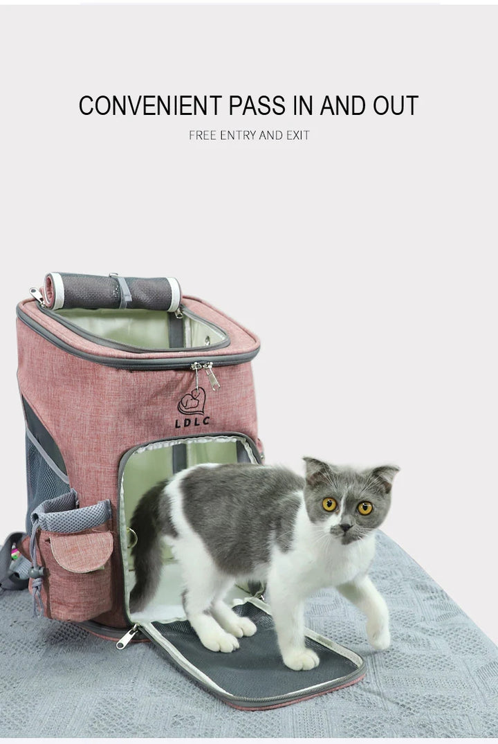 Sac à dos de transport pour animaux de compagnie, sac à bandoulière respirant pour voyage en plein air pour petits chiens et chats, emballage Portable, transport de fournitures pour animaux de compagnie