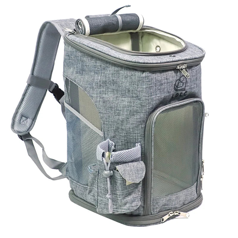 Sac à dos de transport pour animaux de compagnie, sac à bandoulière respirant pour voyage en plein air pour petits chiens et chats, emballage Portable, transport de fournitures pour animaux de compagnie