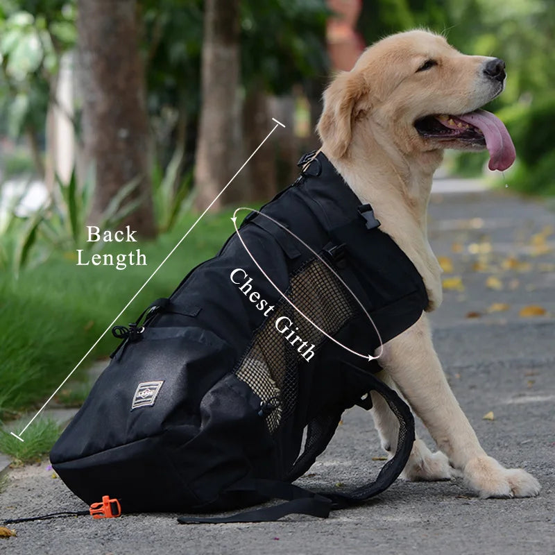 Sac à dos d'extérieur à Double épaule pour chien, sac de transport réfléchissant réglable pour chiens bouledogue français carlin, sac à dos de transport pour voyage