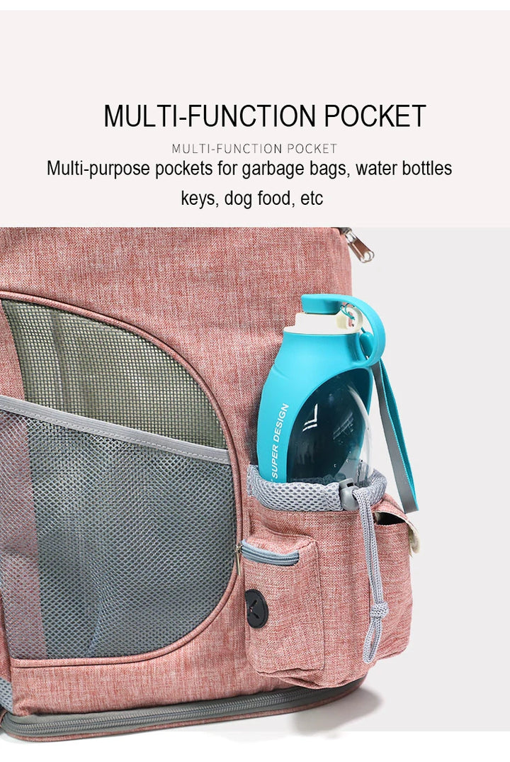 Sac à dos de transport pour animaux de compagnie, sac à bandoulière respirant pour voyage en plein air pour petits chiens et chats, emballage Portable, transport de fournitures pour animaux de compagnie