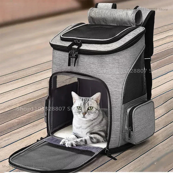 Sac à dos de Transport pour animaux de compagnie, respirant, pliable, sac de voyage, extensible, grande capacité, créatif pour chats et chiens