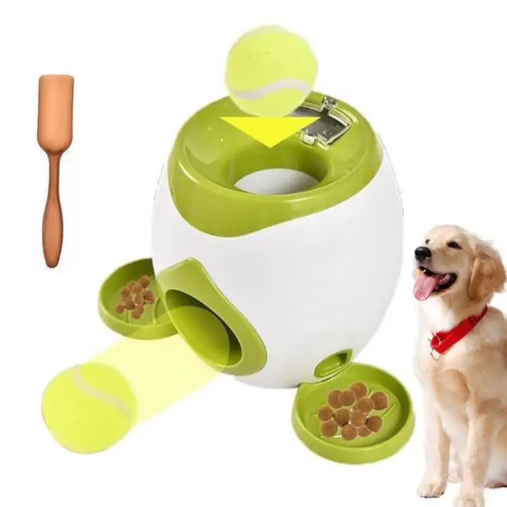 Lanceur de balles interactif pour chien