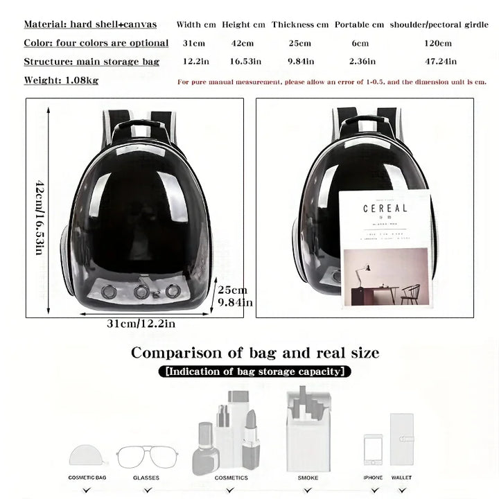Sac à Dos Capsule Pour Chat