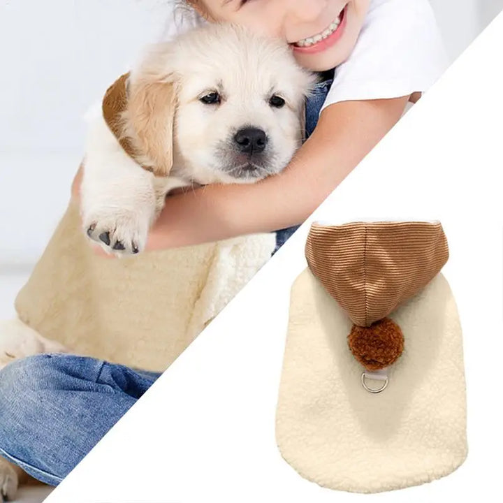 Pull Mignon d’Hiver pour Chiens & Chats avec Bonnet