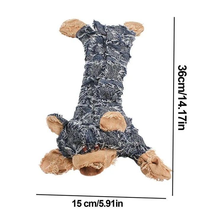 Jouet Couineur Indestructible en Forme d'Ours pour Chien