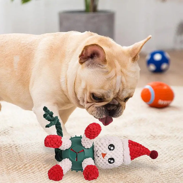Jouet en Peluche pour Chien de Noël