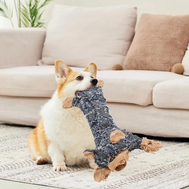 Jouet Couineur Indestructible en Forme d'Ours pour Chien