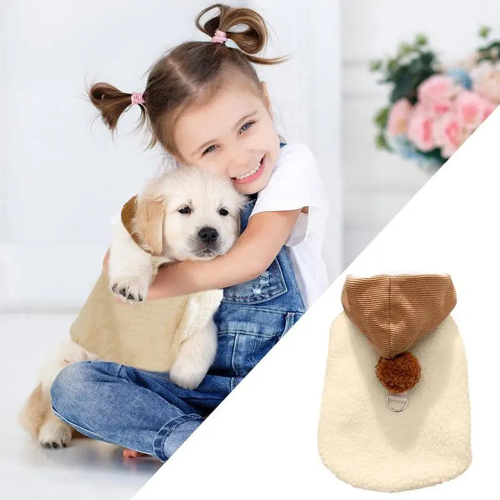 Pull Mignon d’Hiver pour Chiens & Chats avec Bonnet