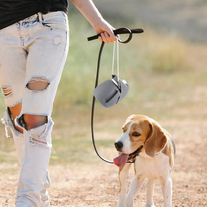 Distributeur d’eau pliable pour chien